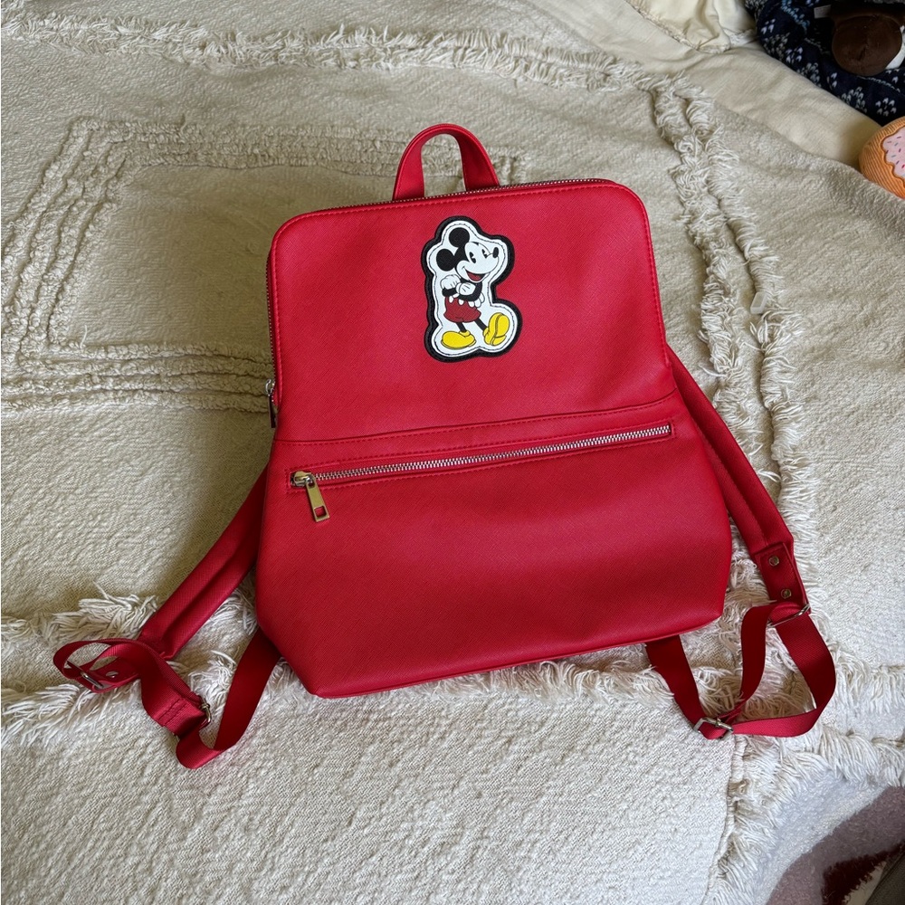 Disney Store Mickey Mouse Red Backpack